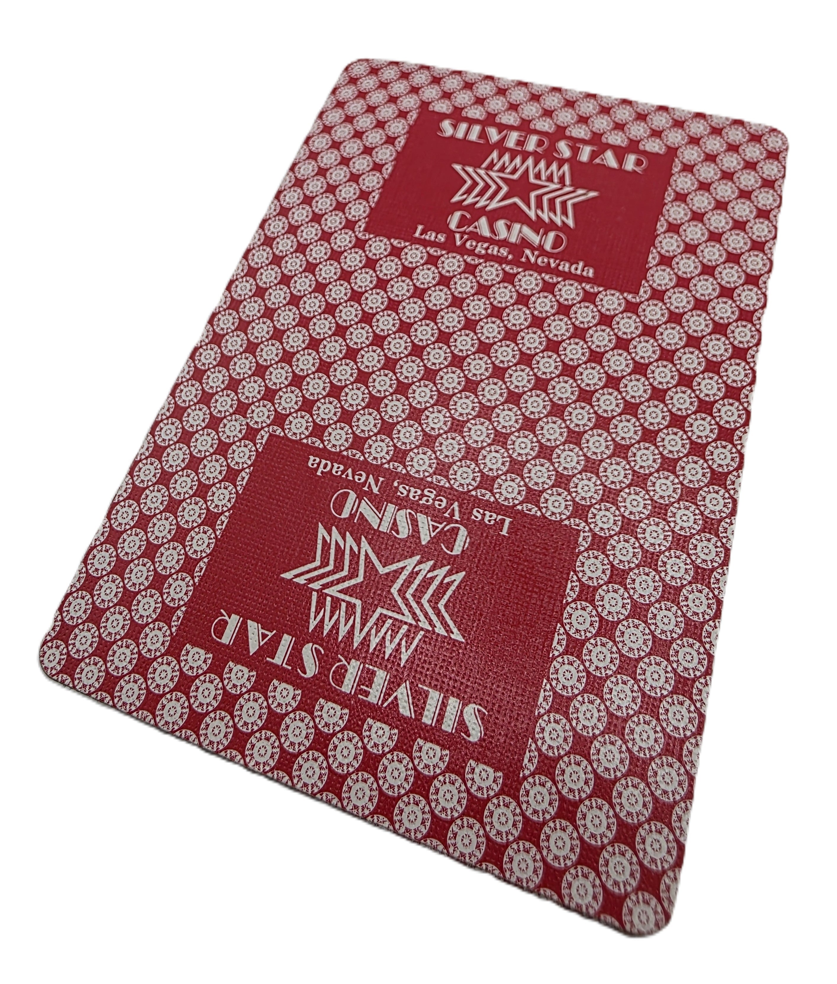 Silver Star Casino Las Vegas Playing Cards Used Red Deck