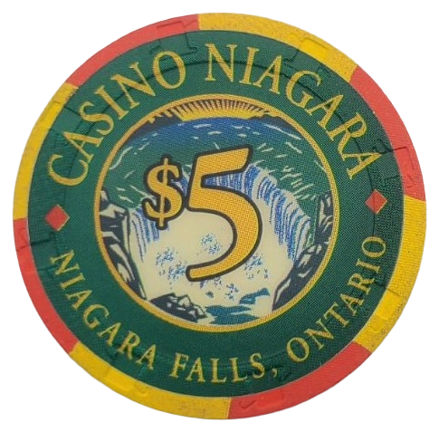 Casino Niagara Falls Ontario Canada $5 Chip Year of The Dragon 2000