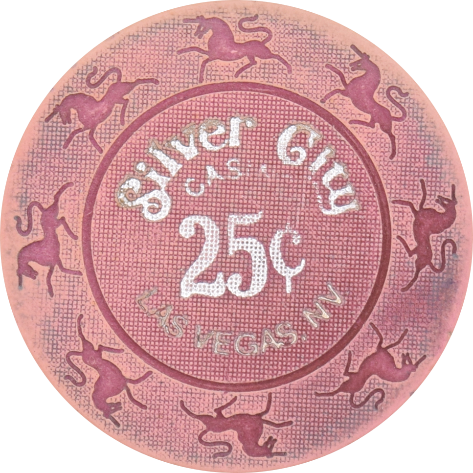 Silver City Casino Las Vegas Nevada 25 Cent Chip 1988