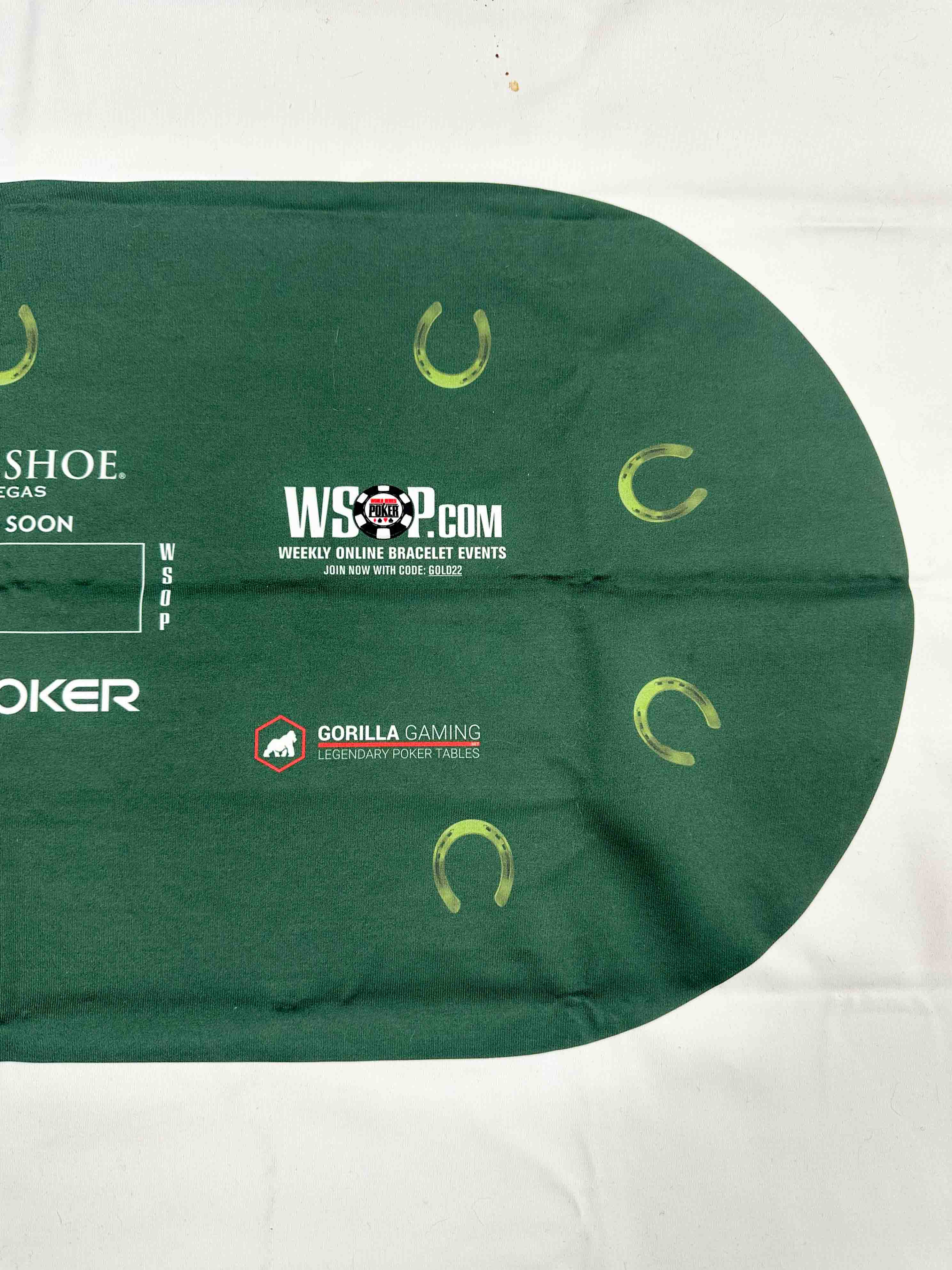 WSOP (World Series of Poker) Las Vegas Mini Sample Poker Layout