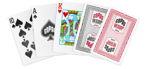 2024 Set of 12 Authentic Decks Dealt at WSOP Used Copag Plastic Playing Cards Bridge Standard Index