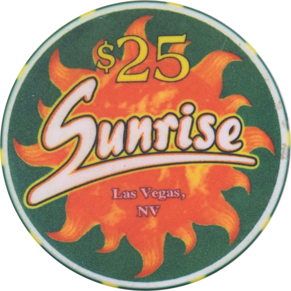 Sunrise Casino Las Vegas Nevada $25 Chip 1999