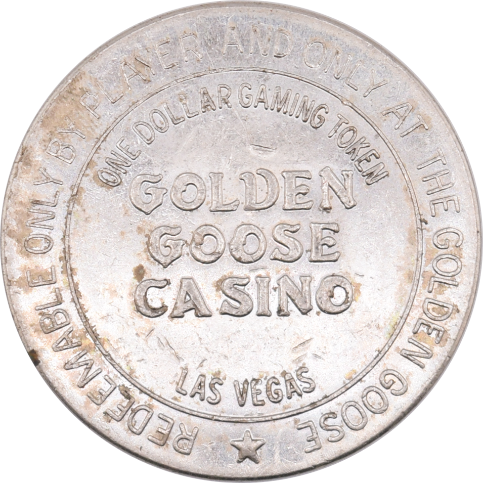 Golden Goose Casino Las Vegas NV $1 Token 1979