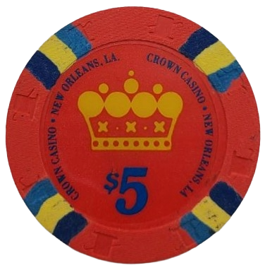 Crown Casino New Orleans Louisiana $5 Chip