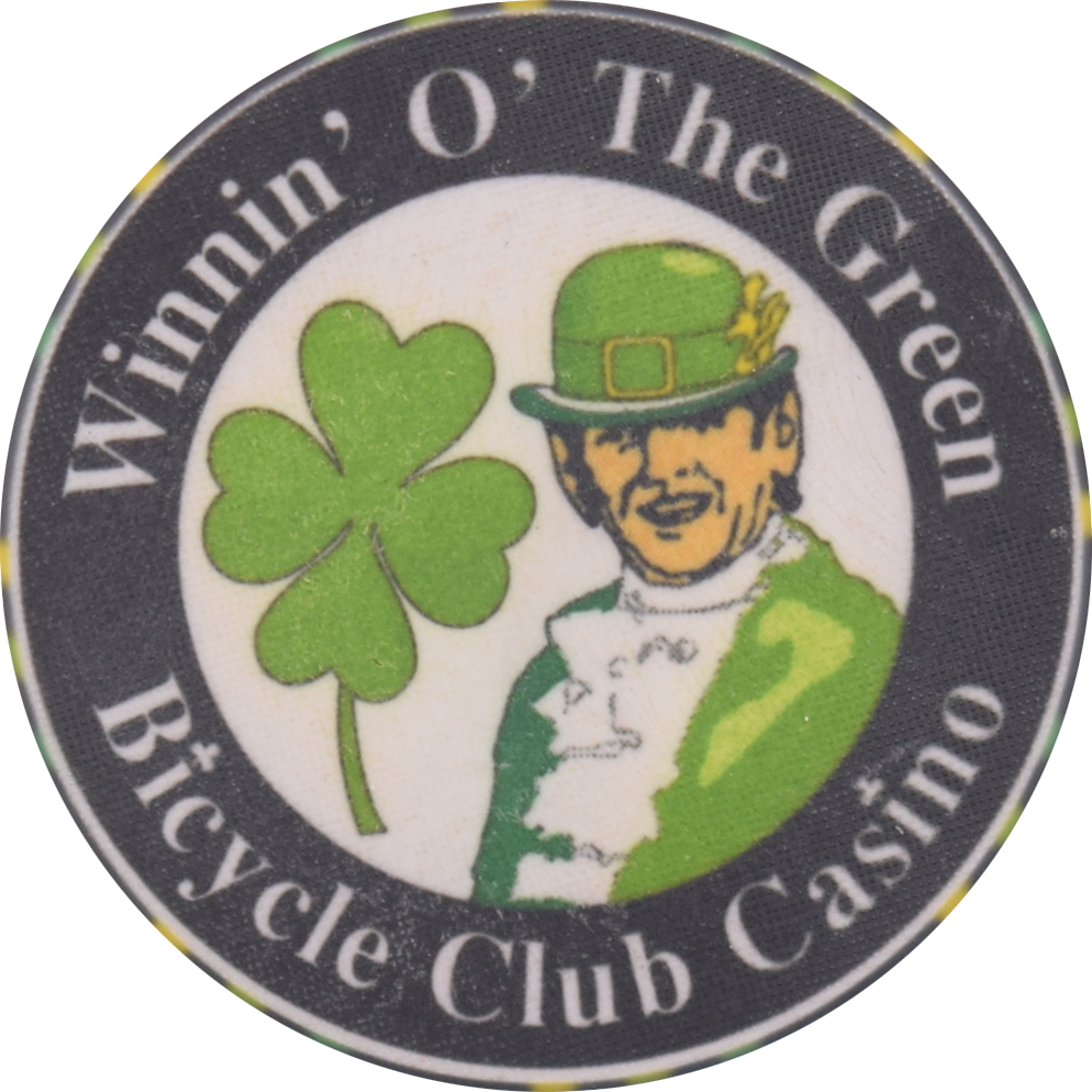 Bicycle Club Casino Bell Gardens California $1000 NCV Chip (Winnin' O' The Green Tournament)