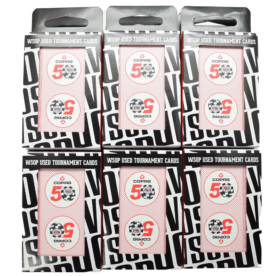 30 WSOP Copag Used Decks 2019 50th Anniversary Used Decks