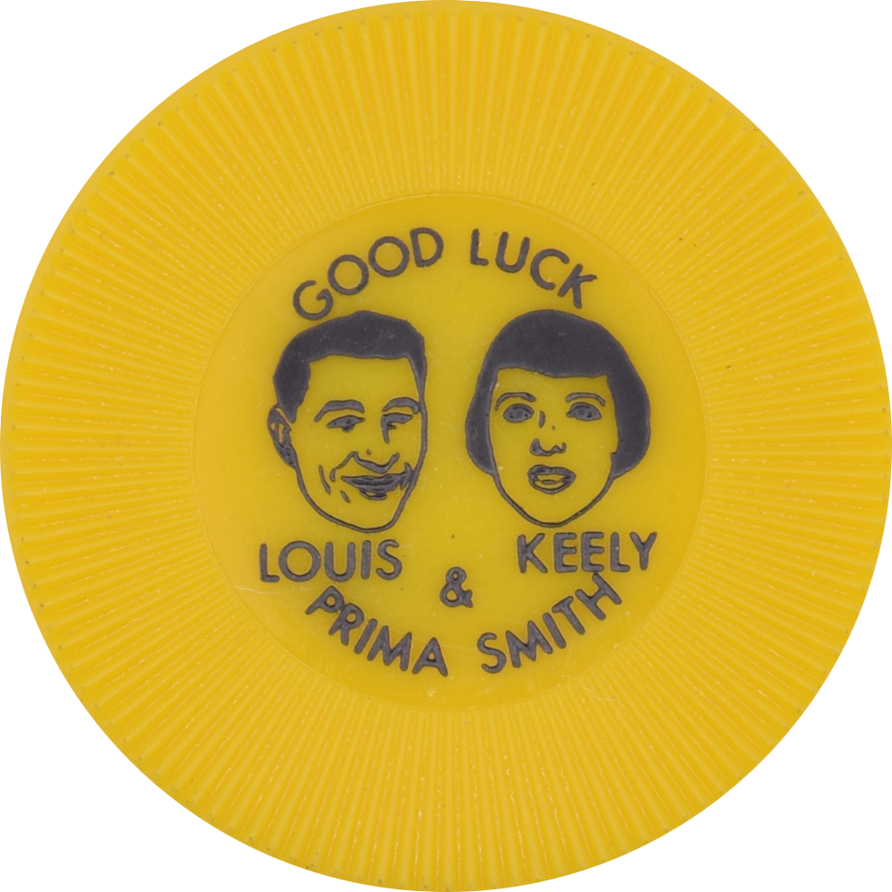 Cal-Neva Lodge Casino Lake Tahoe Nevada Good Luck Yellow Chip