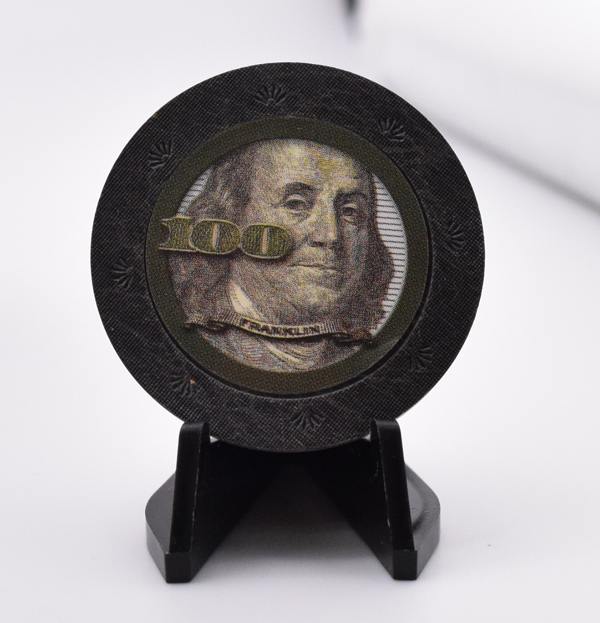 Benjamin Franklin $100 Set of 50 Poker Chips