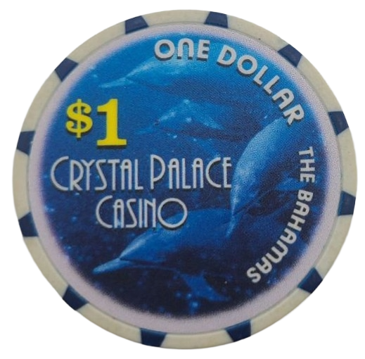 Crystal Palace Casino Nassau Bahamas $1 Chip