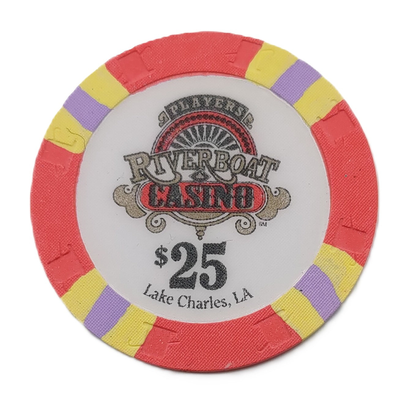 Riverboat Casino Lake Charles Louisiana $25 Chip Error