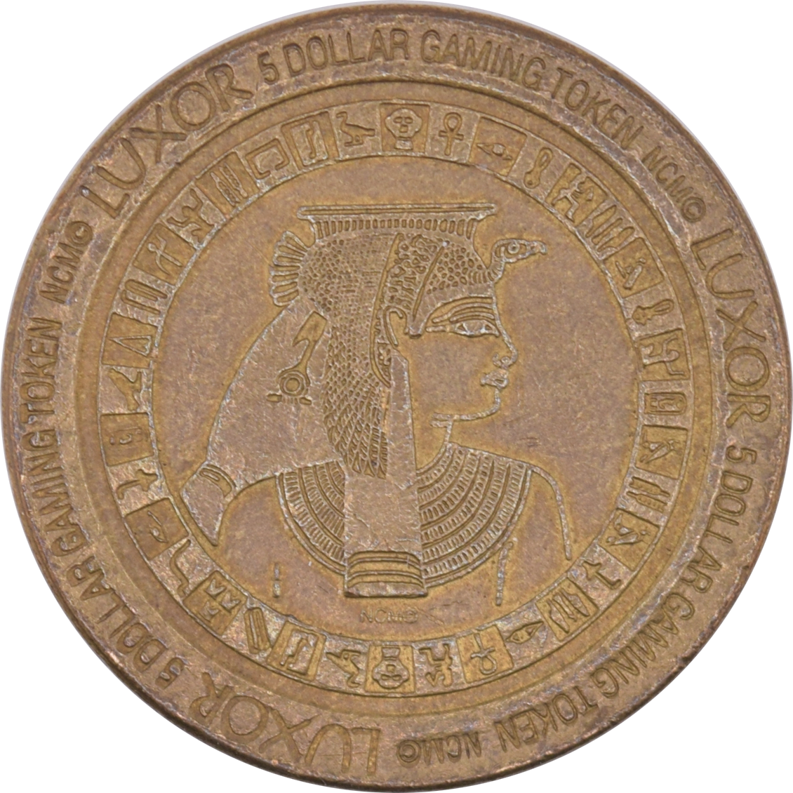 Luxor Casino Las Vegas Nevada $5 Gaming Token 1993