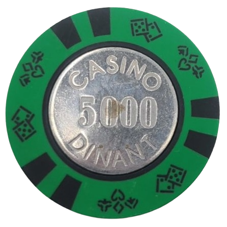 Casino Dinant Belgium 5000 Chip Coin Inlay