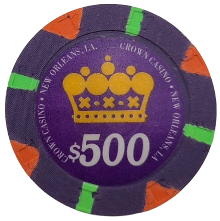 Crown Casino New Orleans Louisiana $500 Chip