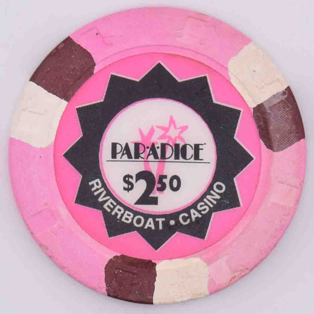 Par-A-Dice Casino E. Peoria Illinois $2.50 Chip
