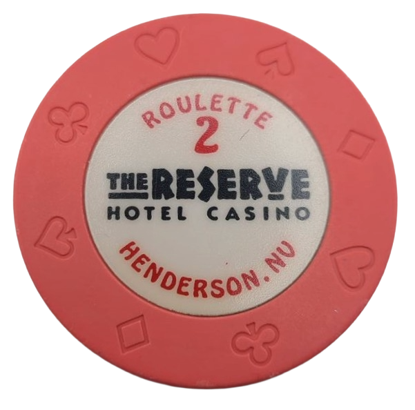 The Reserve Casino Henderson Nevada Roulette Pink Chip 1998