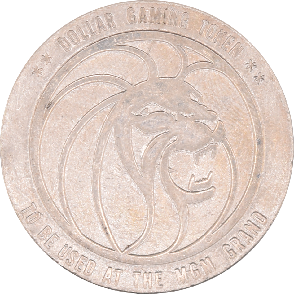 MGM Grand Casino Reno Nevada $1 Token 1982