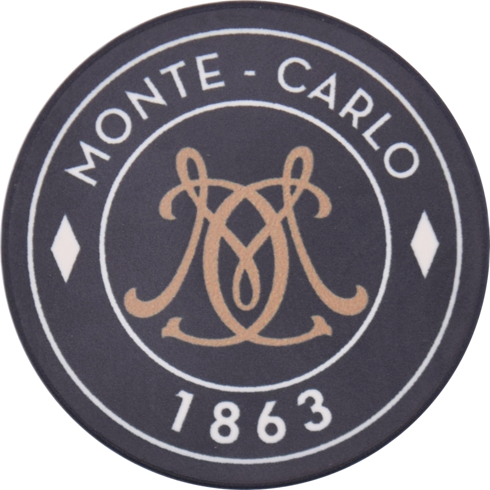 Societé des Bains de Mer- Casino de Monte Carlo Monaco Black 1863 Chip