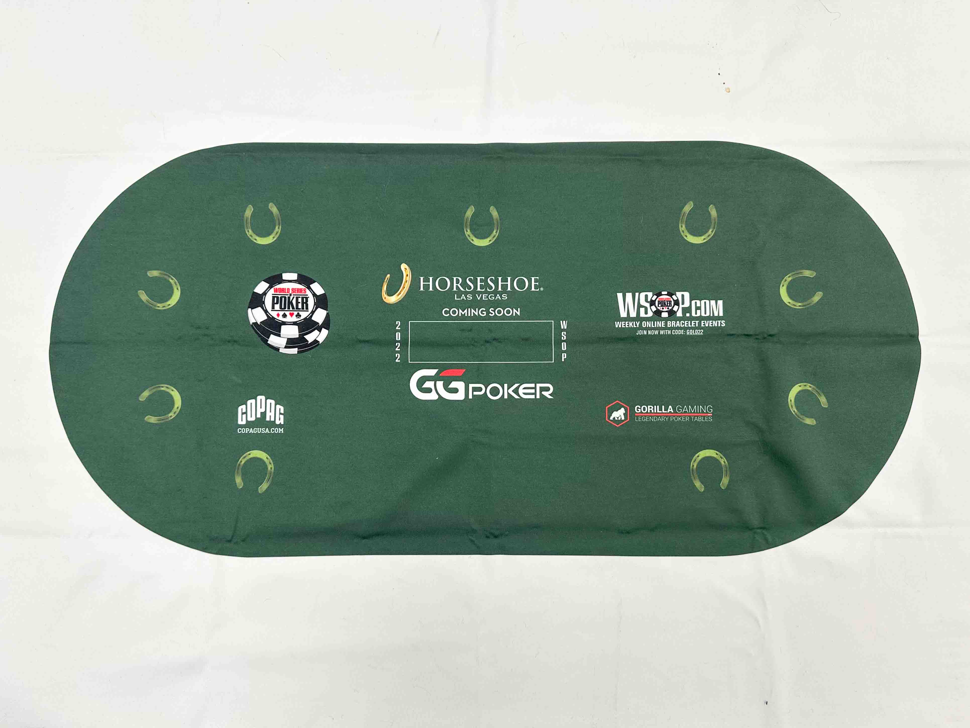 WSOP (World Series of Poker) Las Vegas Mini Sample Poker Layout