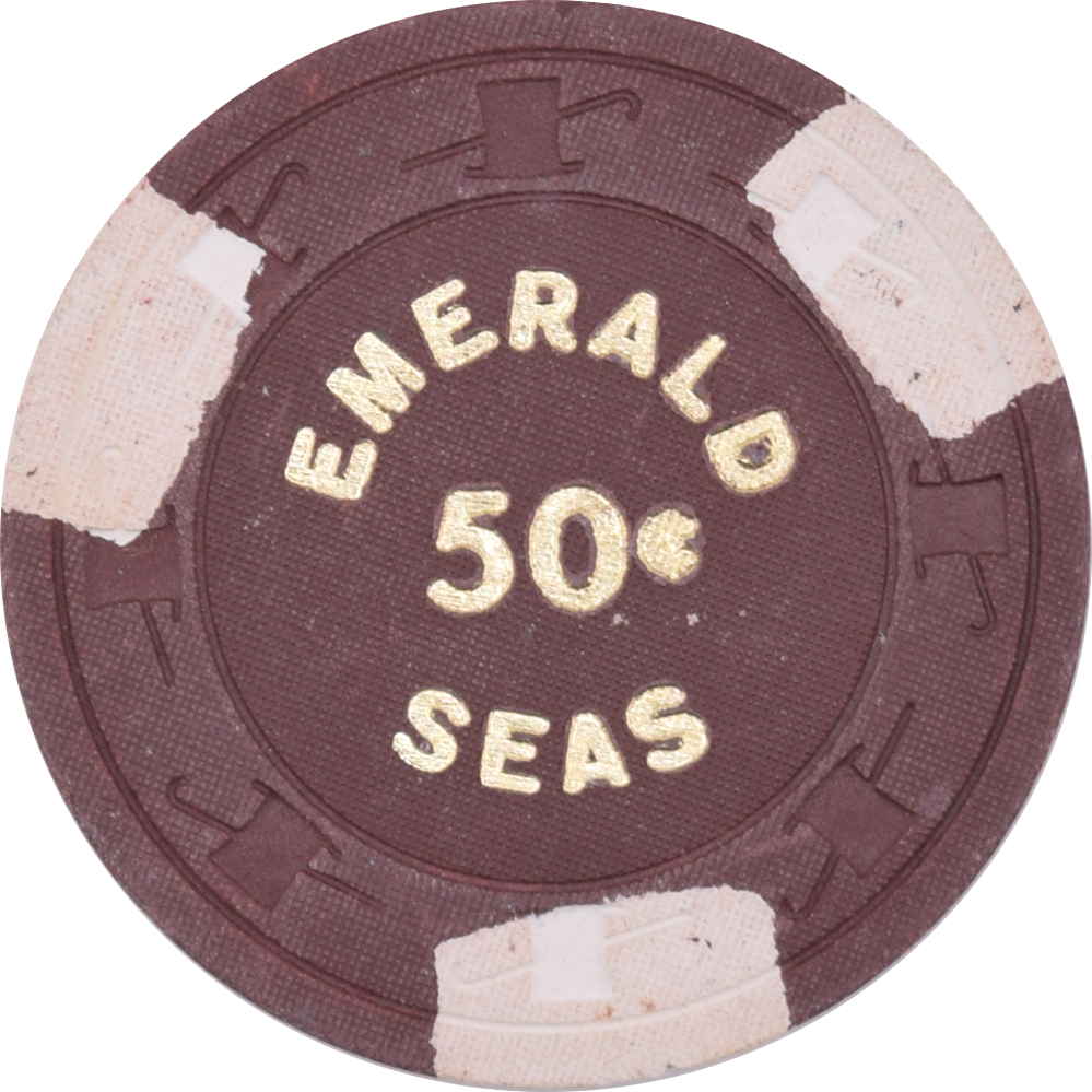Emerald Seas Casino Cruise Ship 50 Cent Chip
