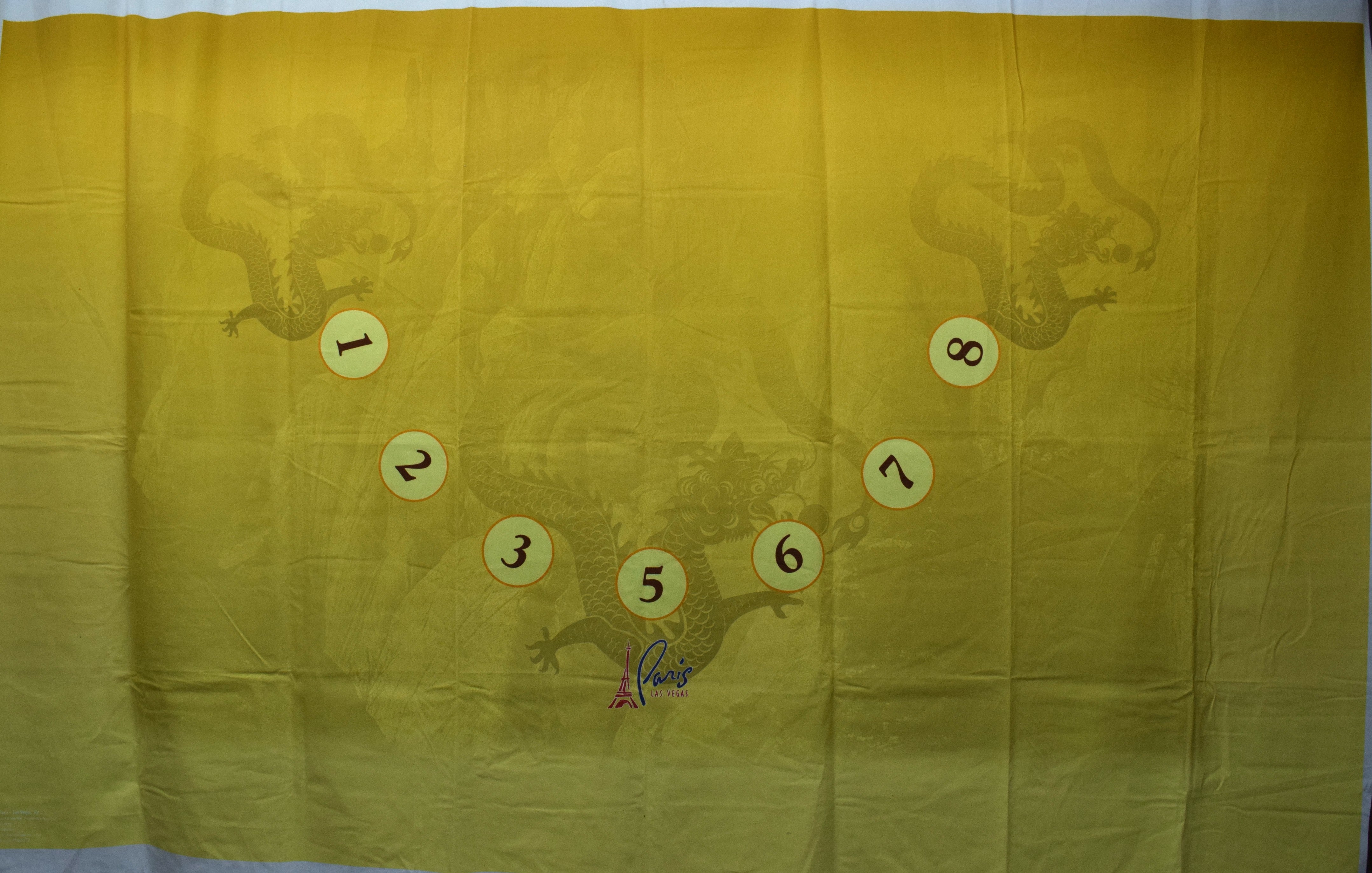 Paris Casino Las Vegas Nevada Year of The Dragon Pai Gow Layout