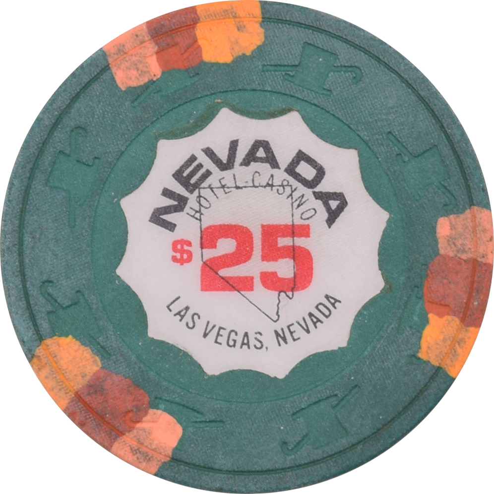 Nevada Hotel Casino Las Vegas Nevada $25 Chip 1990