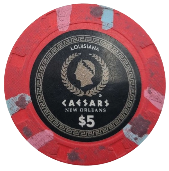 Caesars Casino New Orleans Louisiana $5 Chip 2024