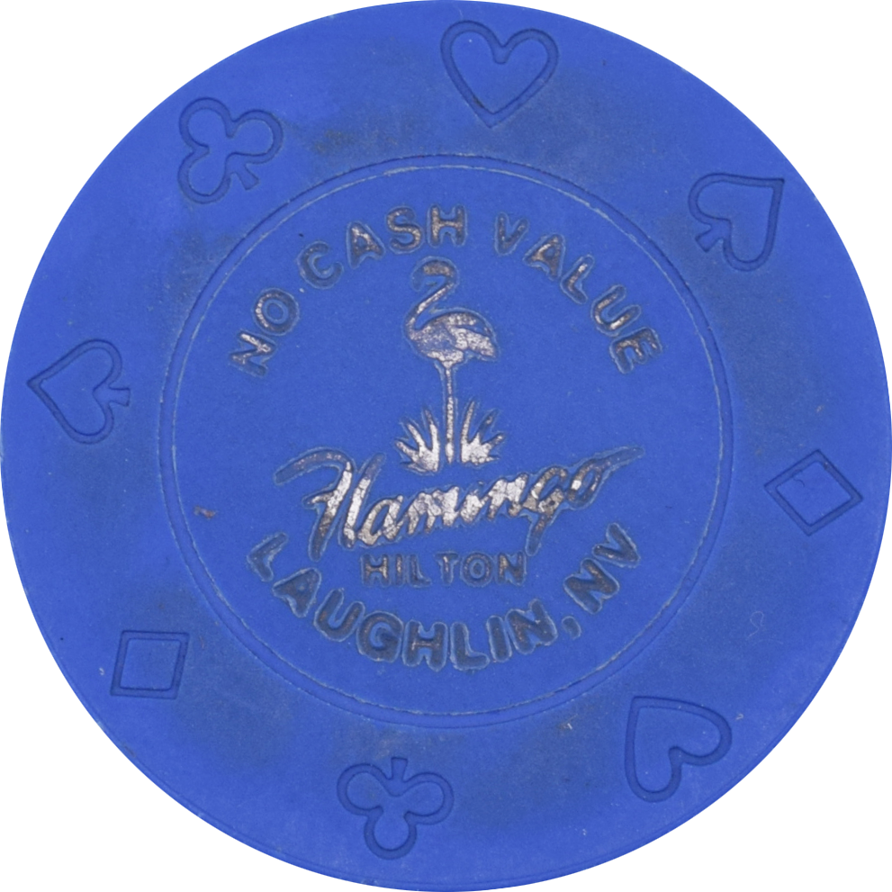 Flamingo Hilton Casino Laughlin Nevada Blue NCV Chip 1990s