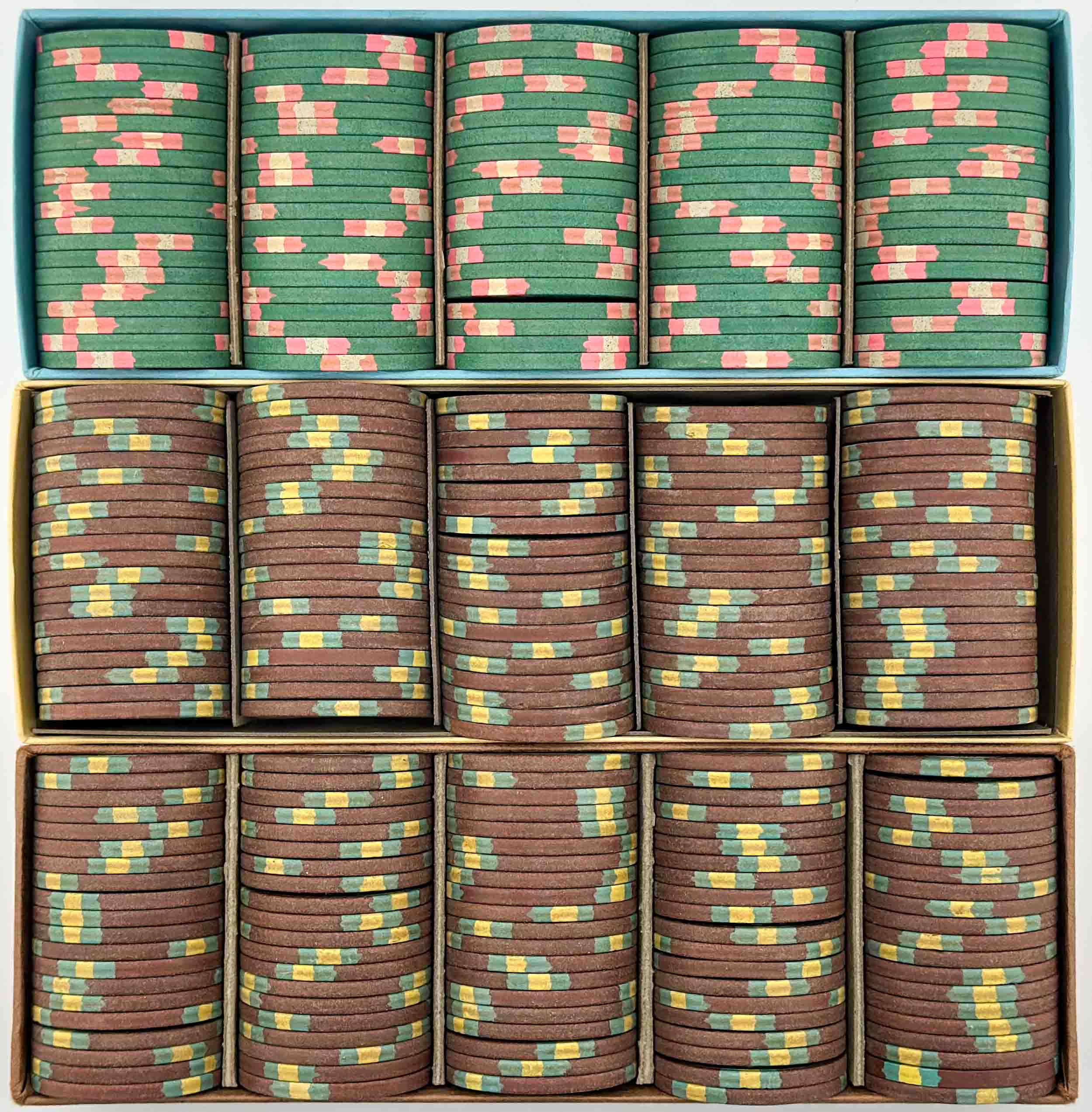 Thunderbird Casino Las Vegas Nevada 300 HHR Chip ($5 and $25) Set