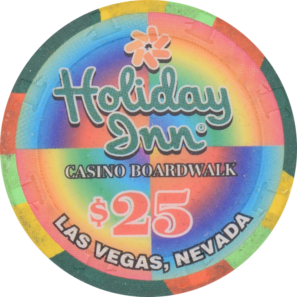 Holiday Inn Casino Boardwalk Las Vegas Nevada $25 Chip 1995