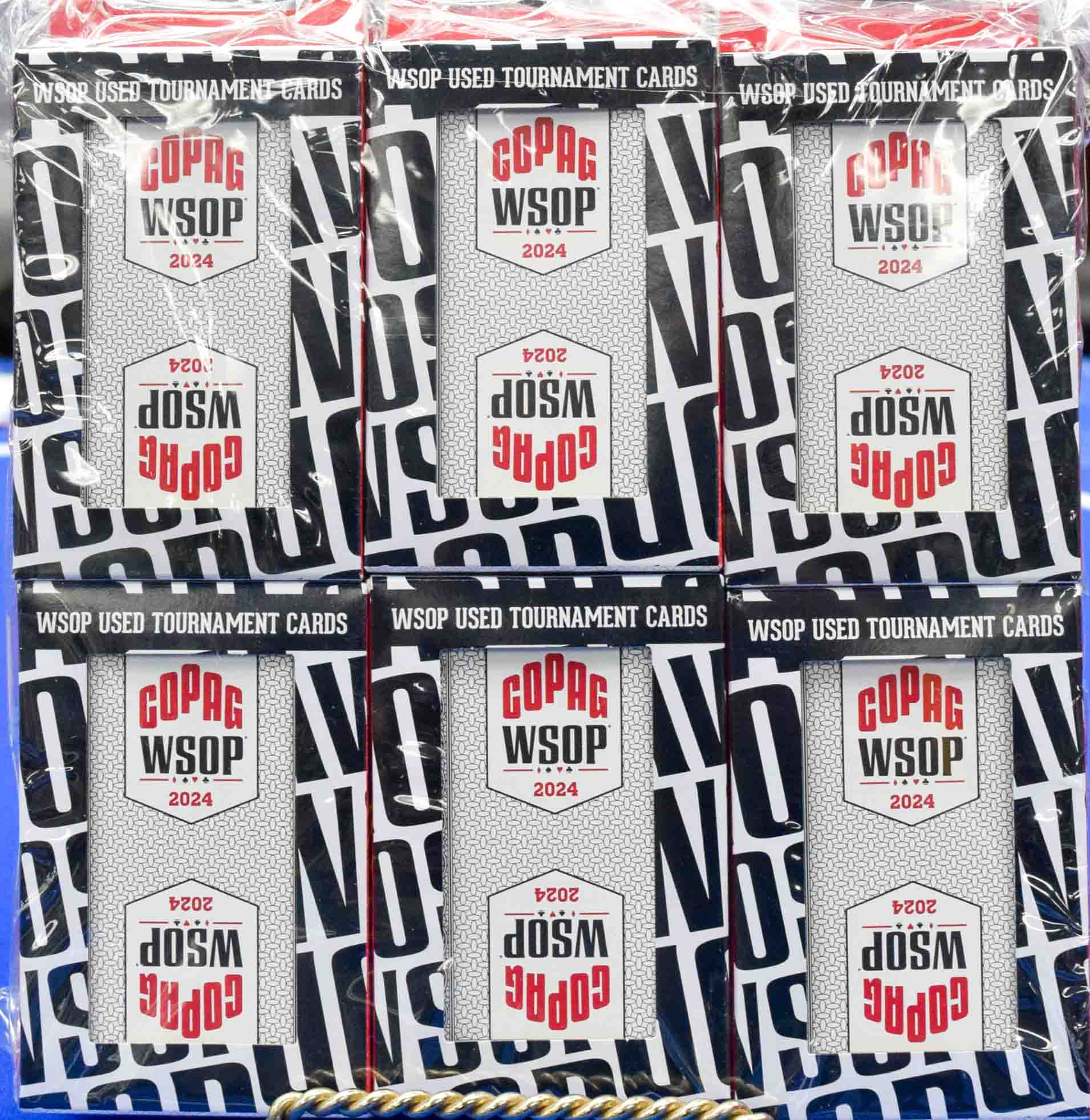 2024 Set of 12 Authentic Decks Dealt at WSOP Used Copag Plastic Playing Cards Bridge Standard Index