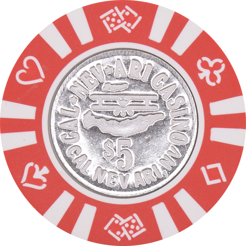 Cal-Nev-Ari Casino Cal Nev Ari Nevada $5 Chip 1989