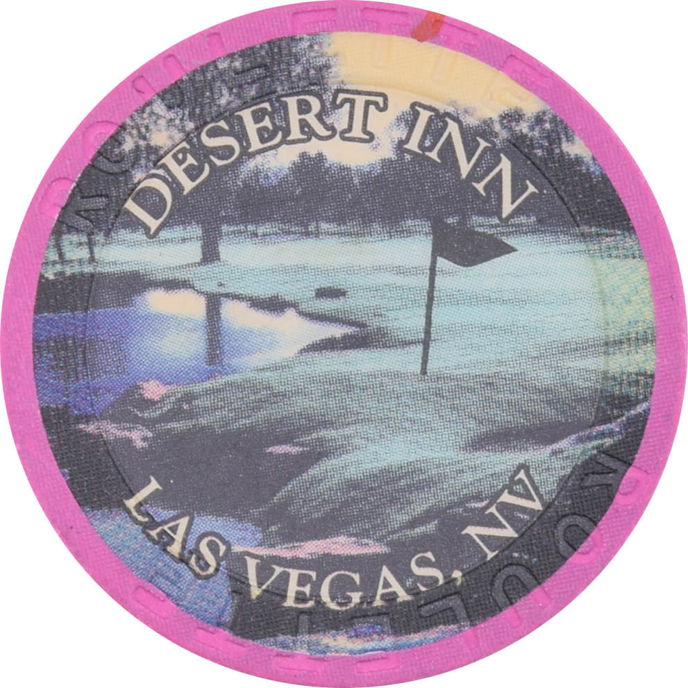 Desert Inn Casino Las Vegas Nevada Golf Course Roulette Purple Chip 1997