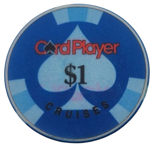 Card Player Cruises $1 Casino Chip ChipCo.