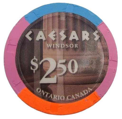 Caesars Windsor Ontario Canada $2.50 Casino Chip