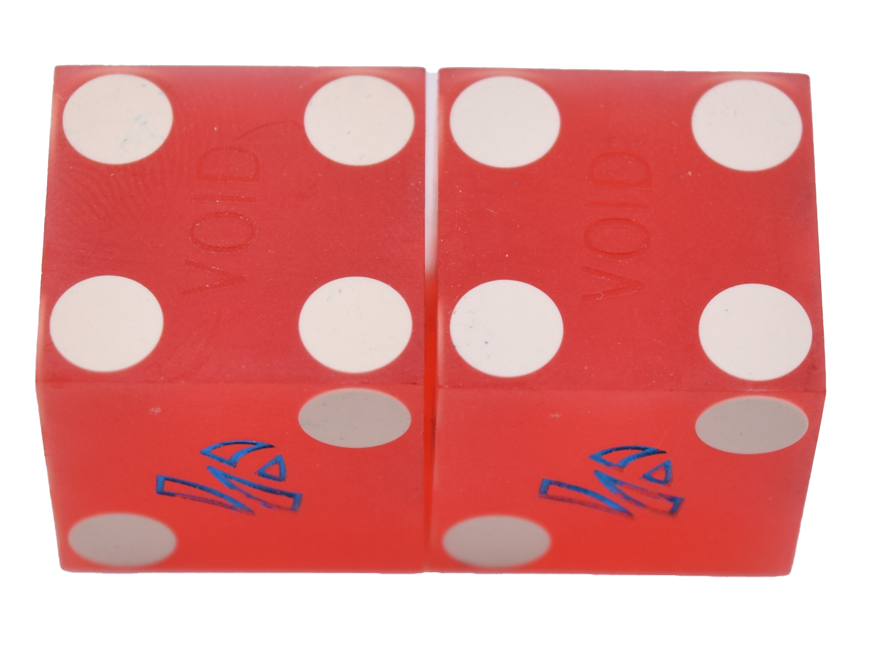 Imperial Palace Used Casino Pair of Sanded Dice