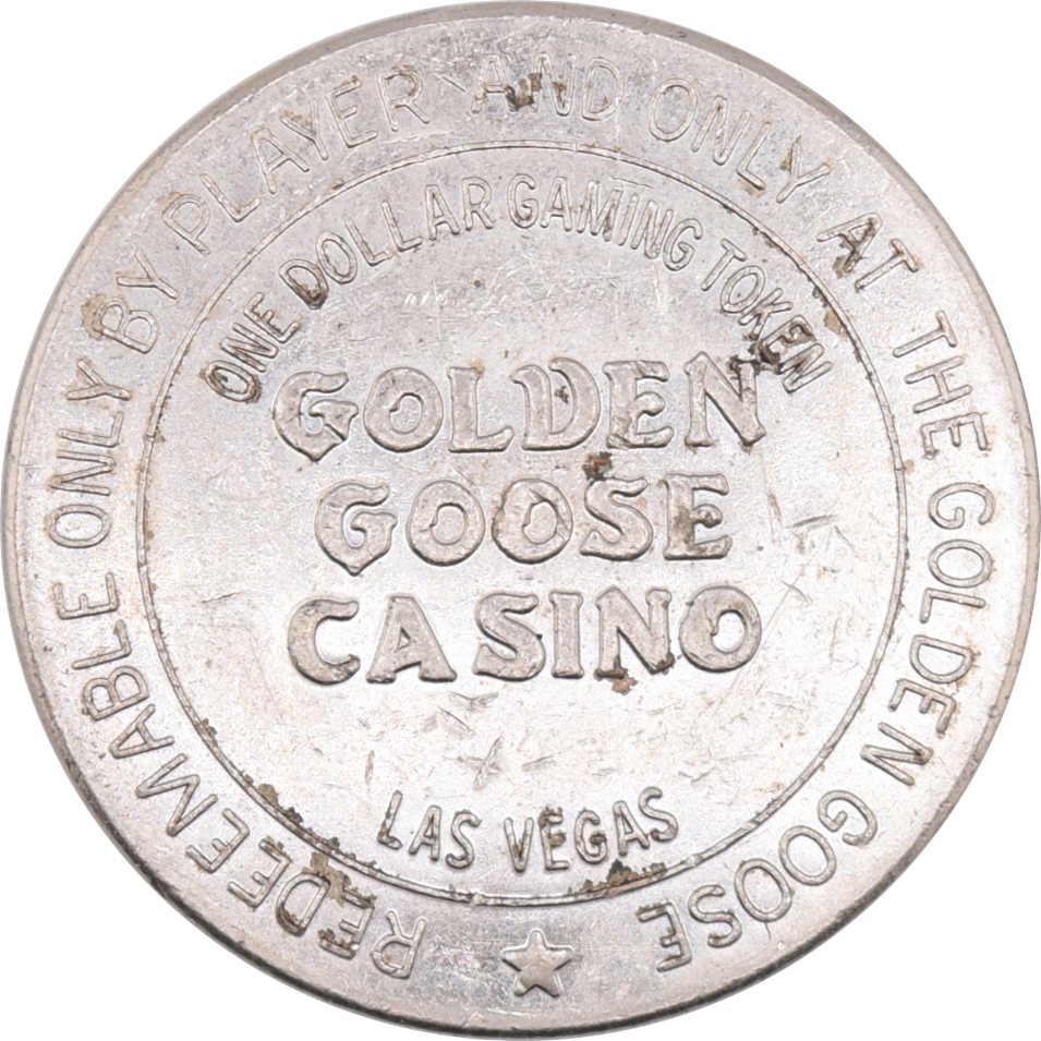 Golden Goose Casino Las Vegas NV $1 Token 1979