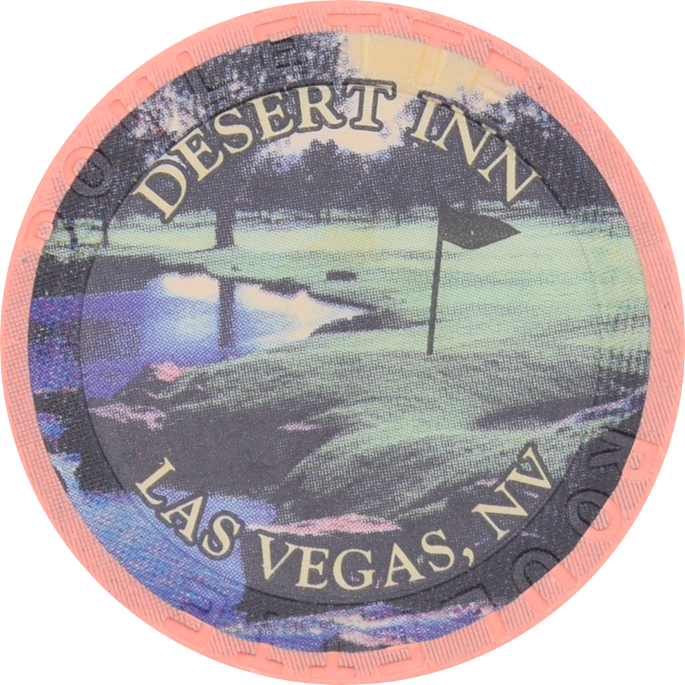 Desert Inn Casino Las Vegas Nevada Golf Course Roulette Peach Chip 1997