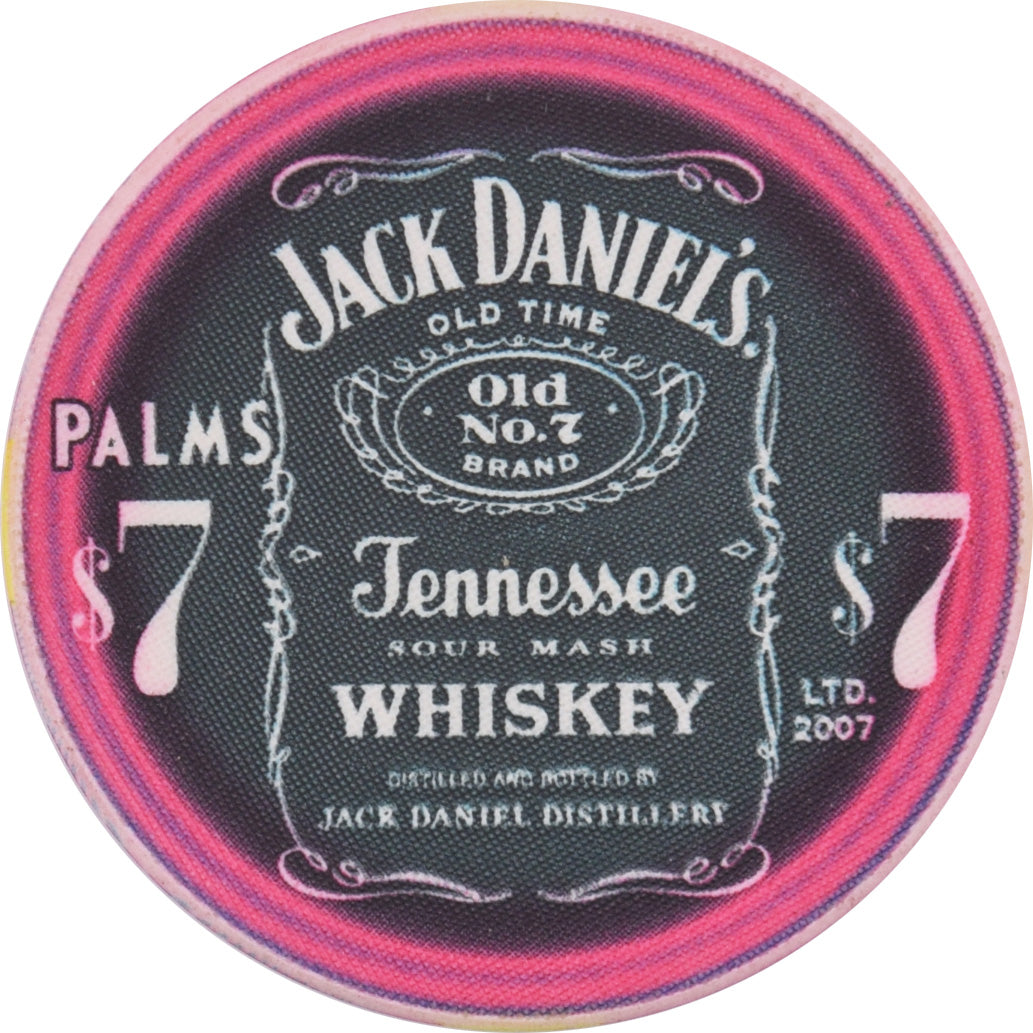 Palms Casino Las Vegas Nevada $7 Jack Daniels Chip 2003