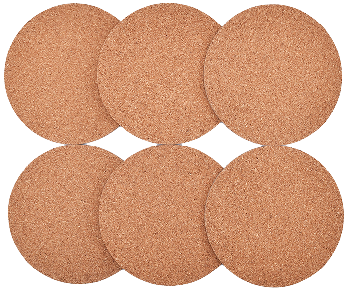 Vintage Las Vegas Casino Coaster Set – 6-Pack (3 ¾" Diameter)