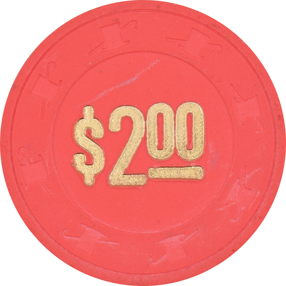 Gold Rush Card Room Grass Valley California $2 Chip