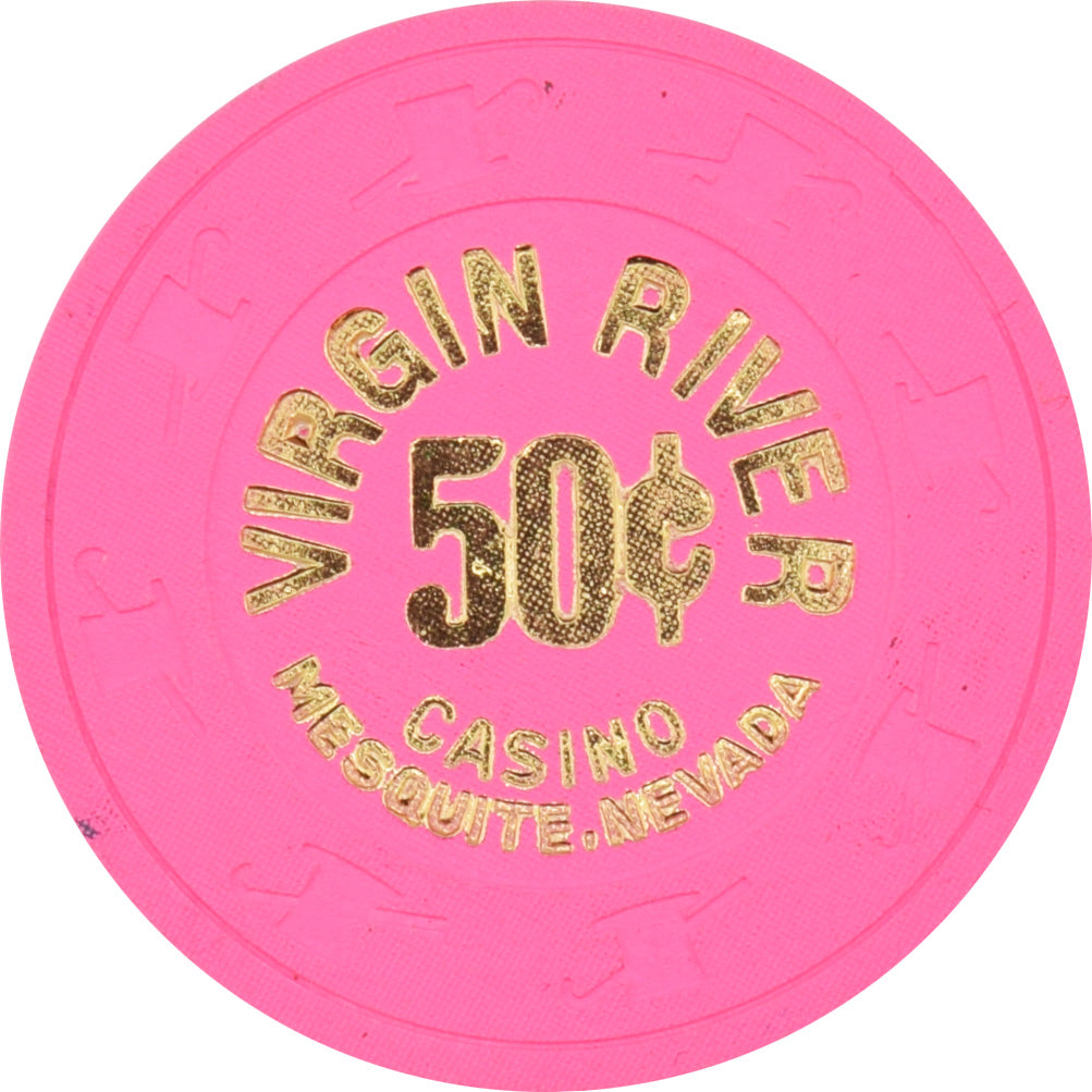 Virgin River Casino Mesquite Nevada 50 Cent Chip 1990