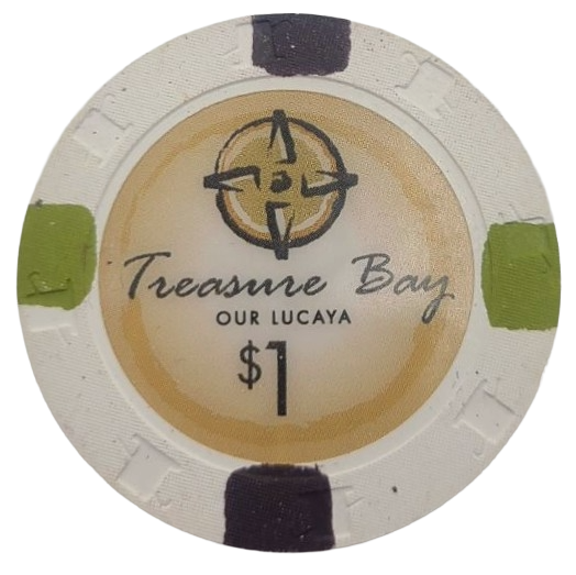 Treasure Bay Casino Lucaya Bahamas $1 Chip