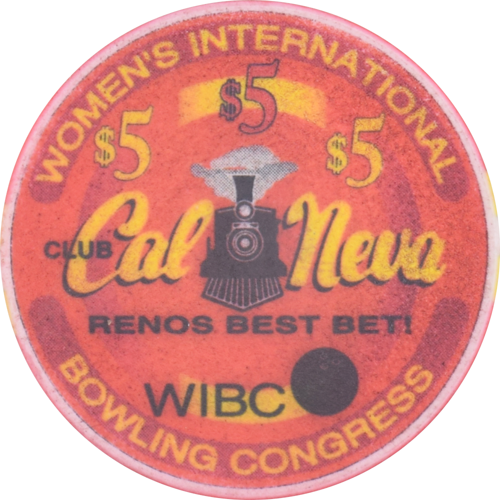 Club Cal-Neva Casino Reno Nevada $5 WIBC 1997 Chip