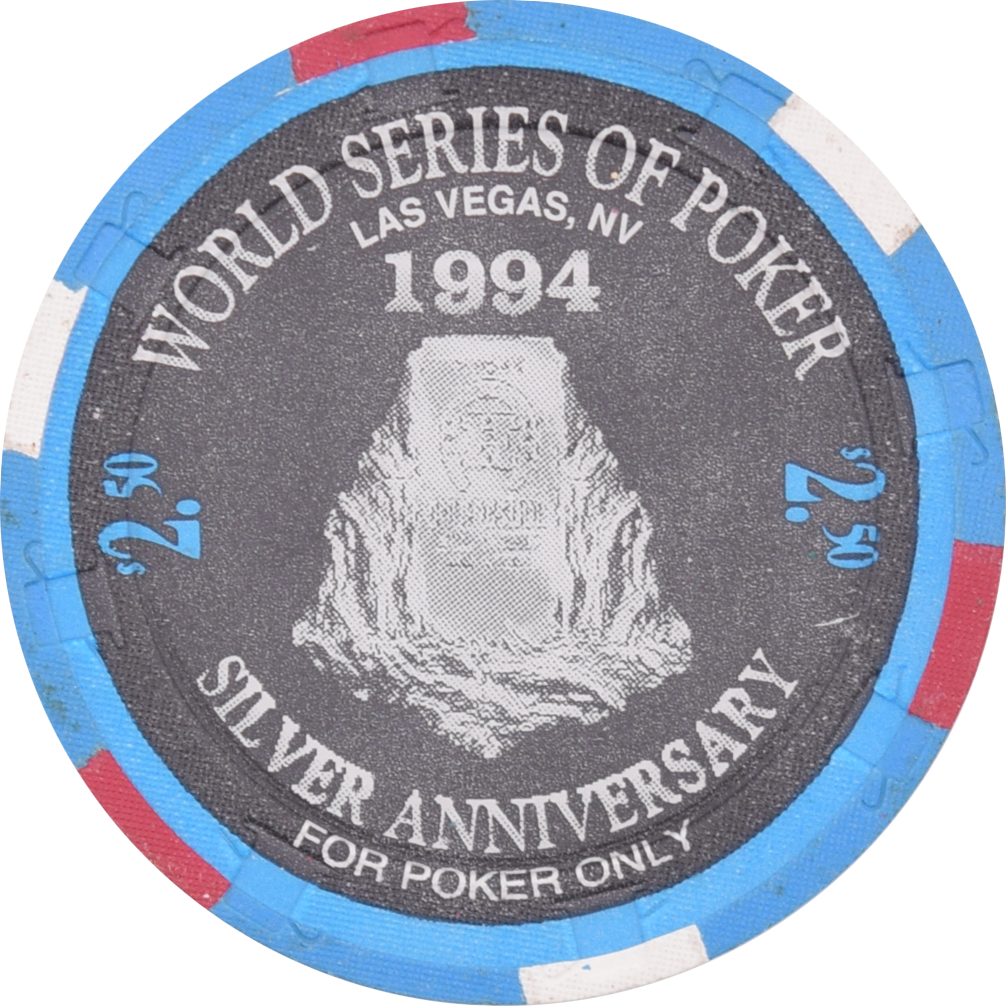 Horseshoe Club (Binion's) Casino Las Vegas Nevada $2.50 Hamid Dastmalchi Chip 1994