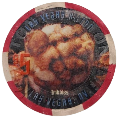 Las Vegas Hilton Casino Las Vegas Nevada $5 Chip Star Trek Tribbles 2005