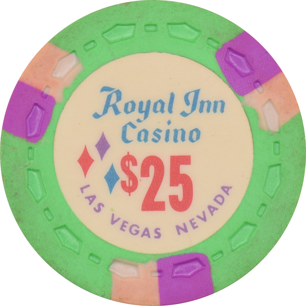 Royal Inn Casino Las Vegas Nevada $25 Chip 1972