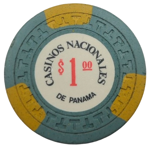 Casino Nacionales de Panama $1 Casino Chip T's Mold