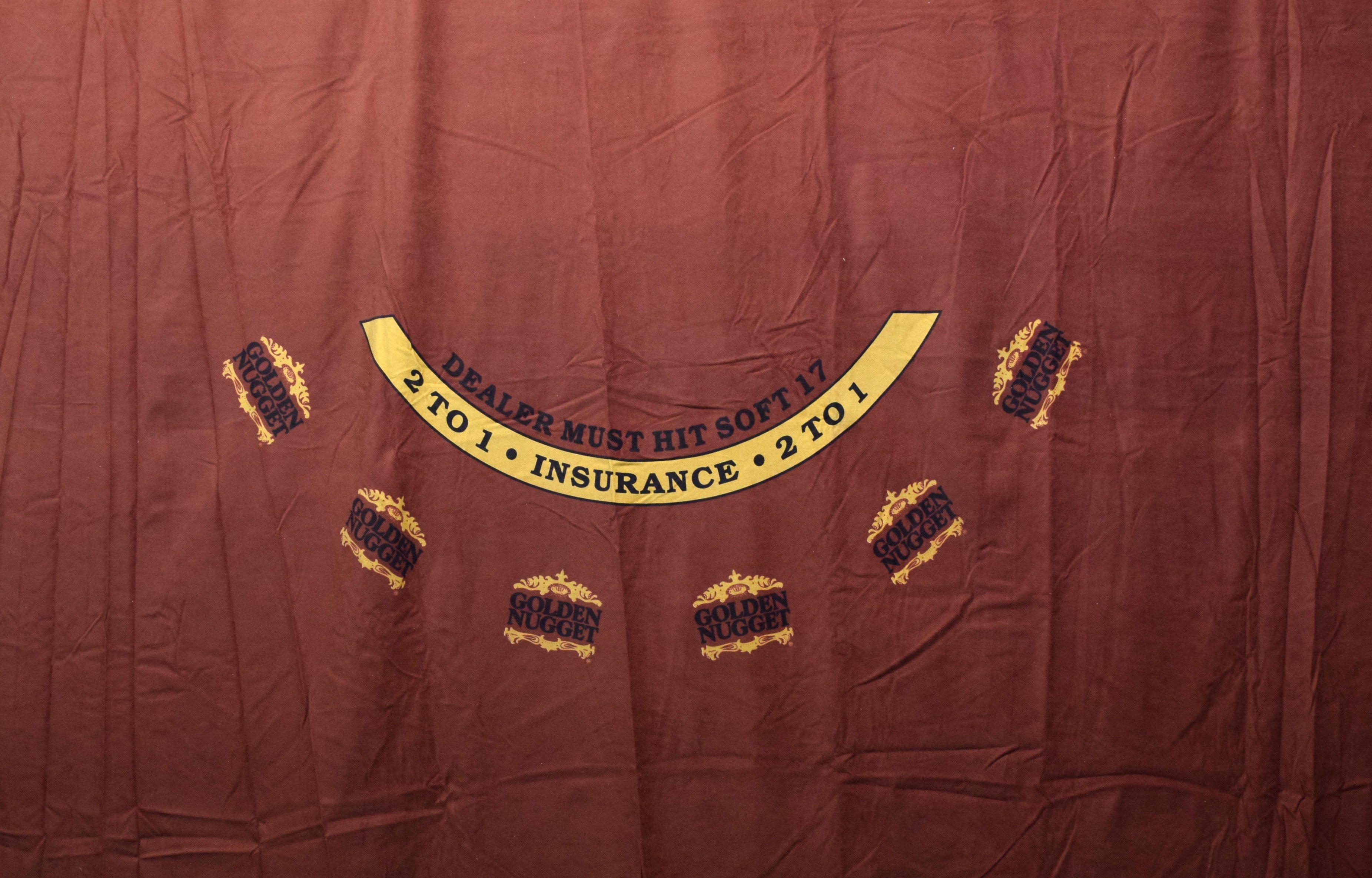 Golden Nugget Casino Las Vegas Nevada New Brown Blackjack Layout