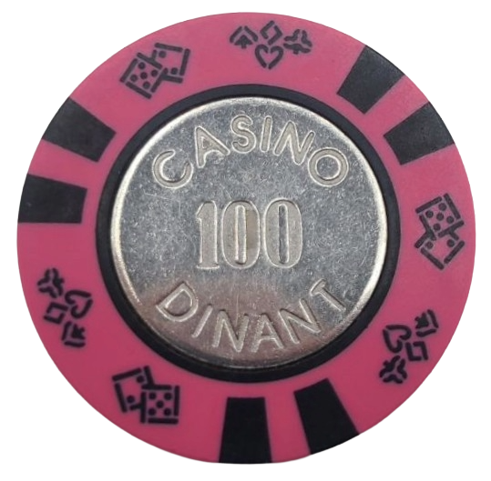 Casino Dinant Belgium 100 Chip Coin Inlay