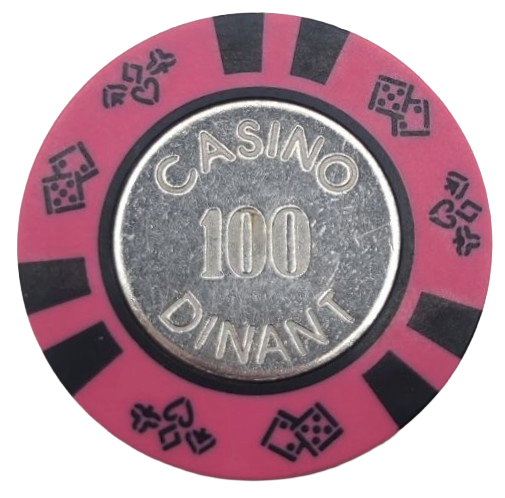 Casino Dinant Belgium 100 Chip Coin Inlay